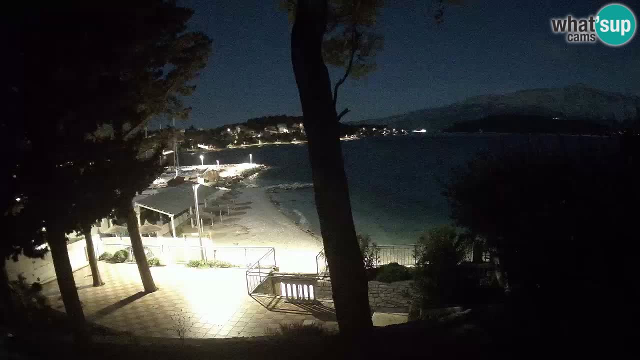 Livecam Lumbarda – Spiaggia Prvi Žal – Korčula