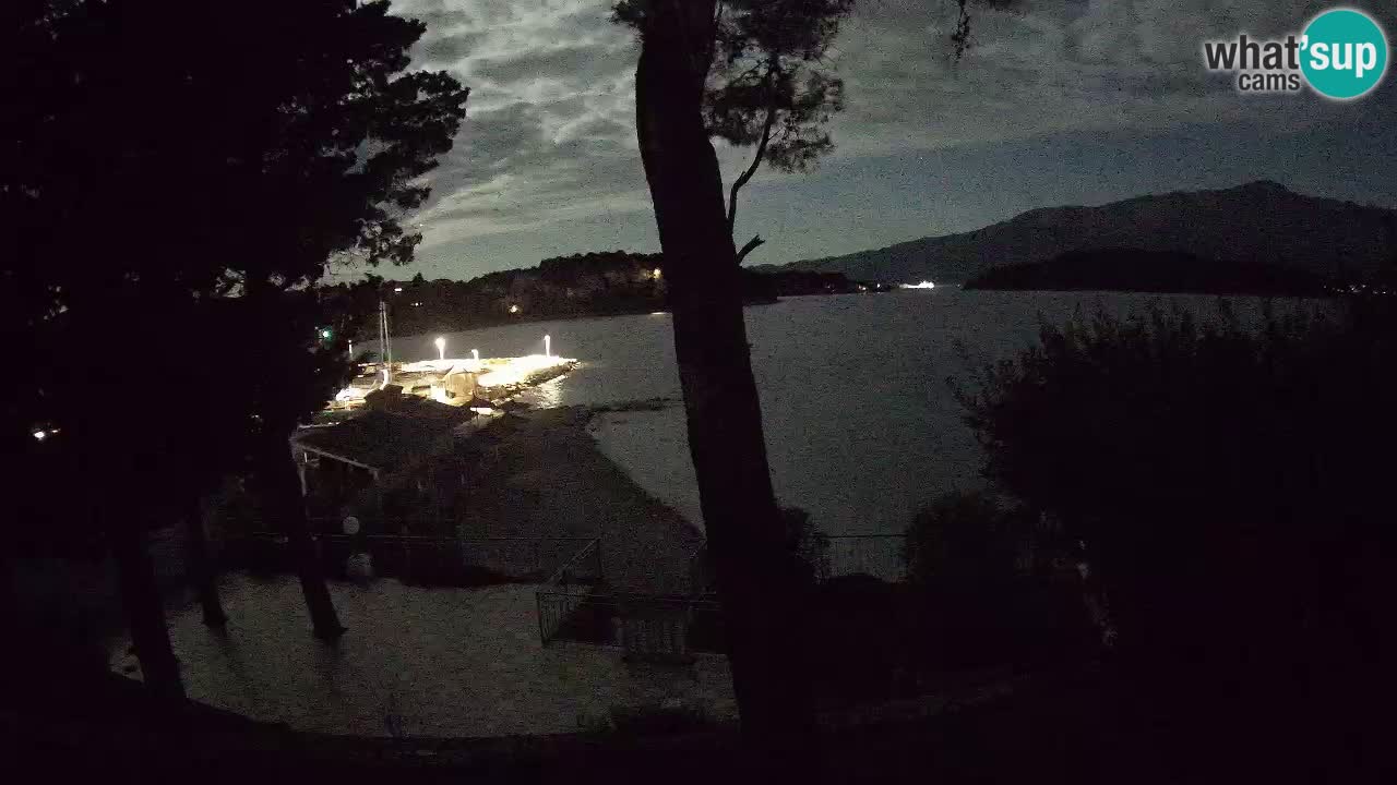 Webcam live Lumbarda – Plage Prvi Žal – Korčula