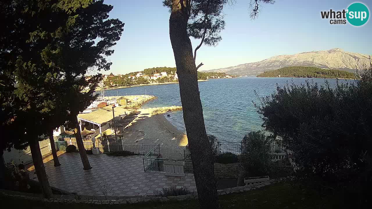 Webcam live Lumbarda – Plage Prvi Žal – Korčula