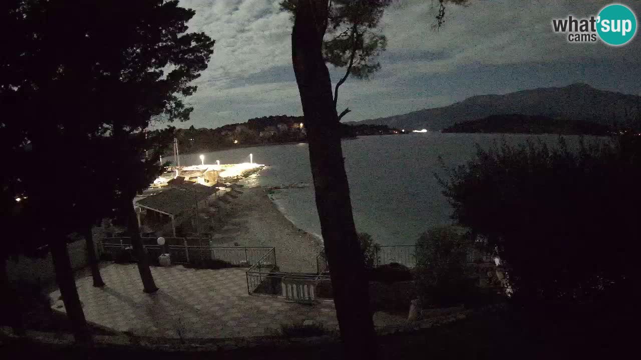 Webcam live Lumbarda – Plage Prvi Žal – Korčula