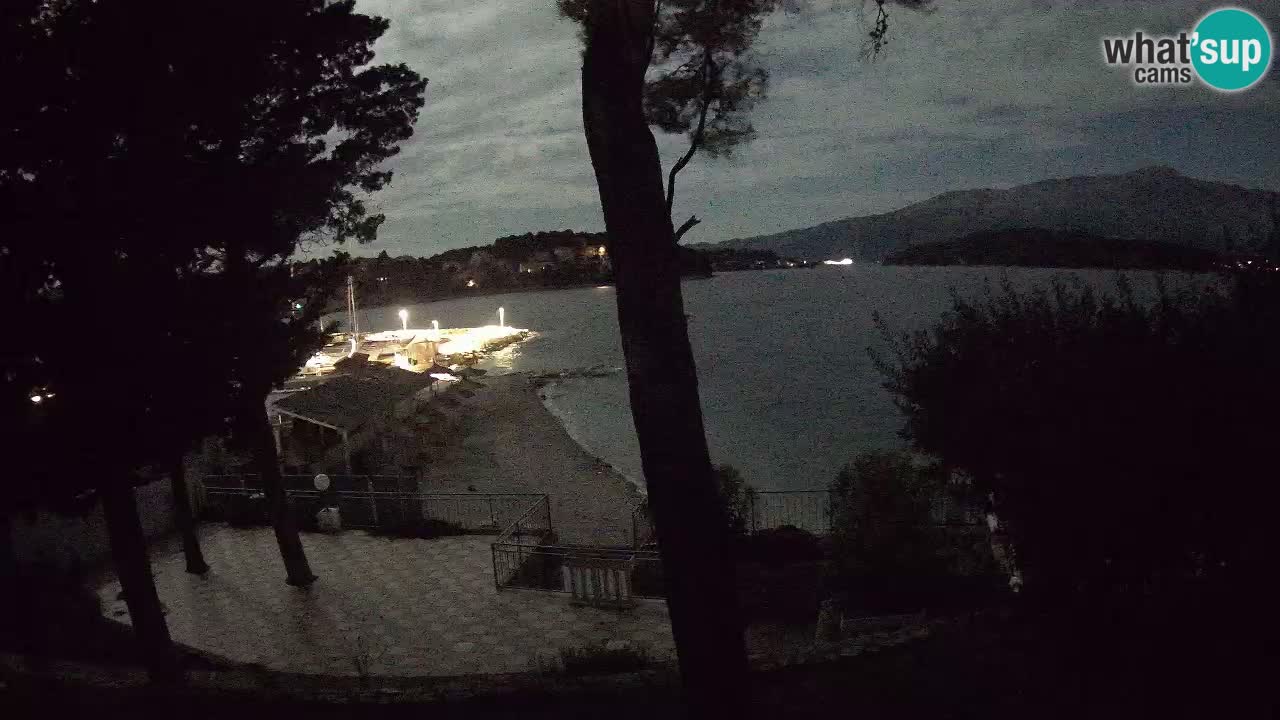 Webcam Lumbarda – Prvi Žal beach – Korčula