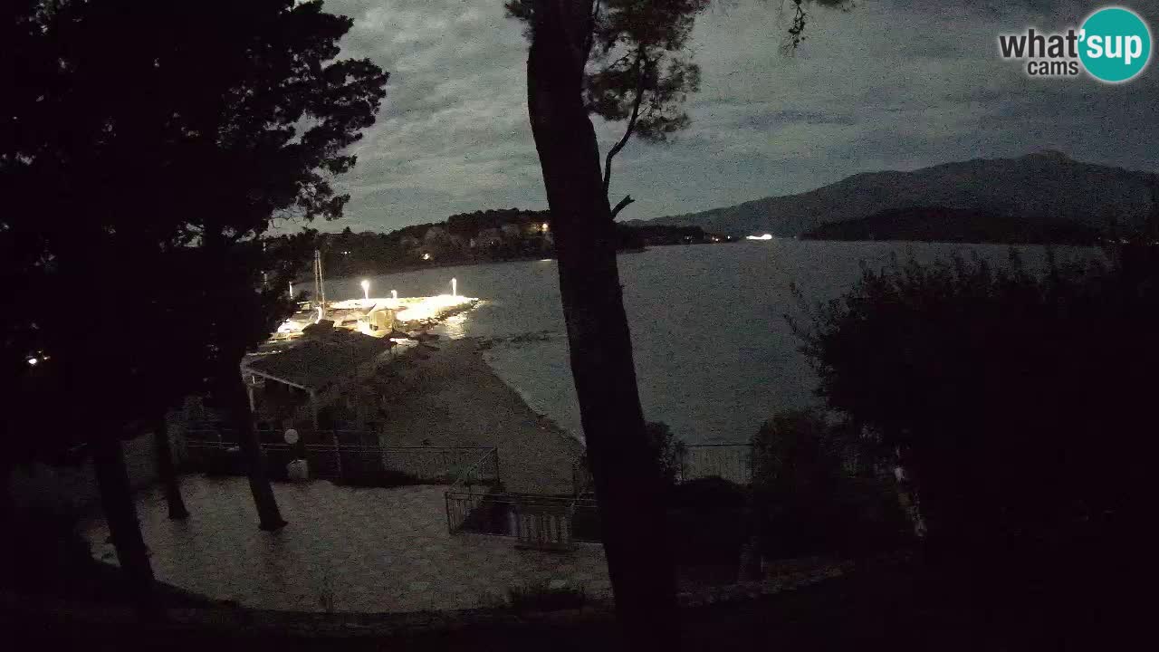 Camera en vivo Lumbarda – Playa Prvi Žal – Korčula