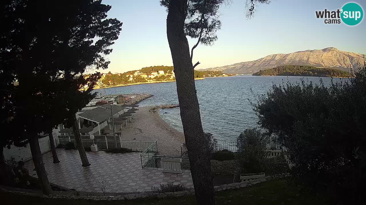 Webcam Lumbarda – Prvi Žal beach – Korčula