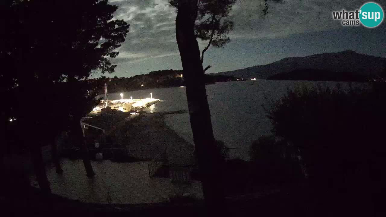 Livecam Lumbarda – Spiaggia Prvi Žal – Korčula