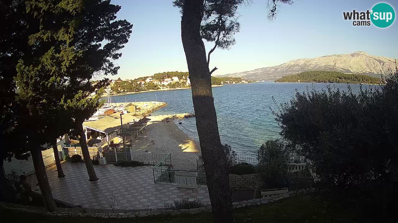 Livecam Lumbarda – Spiaggia Prvi Žal – Korčula