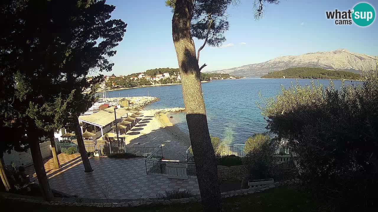 Web kamera Lumbarda – Plaža Prvi Žal – Korčula