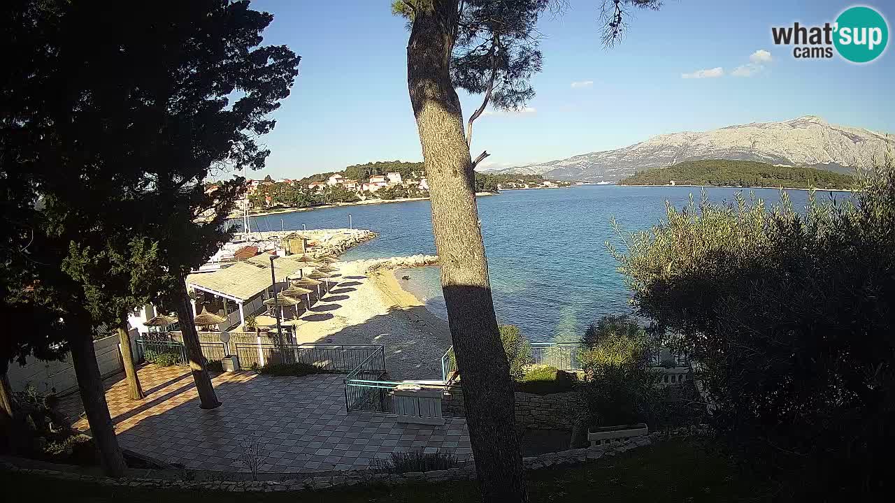 Livecam Lumbarda – Spiaggia Prvi Žal – Korčula