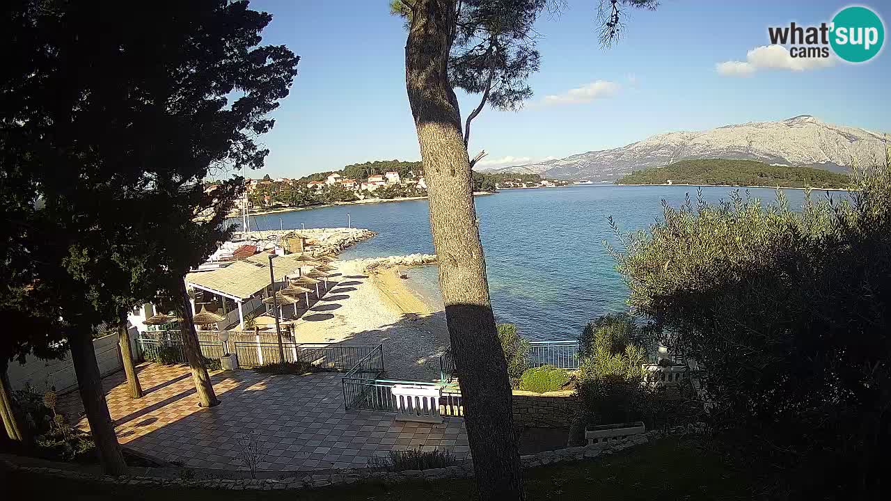 Web kamera Lumbarda – Plaža Prvi Žal – Korčula