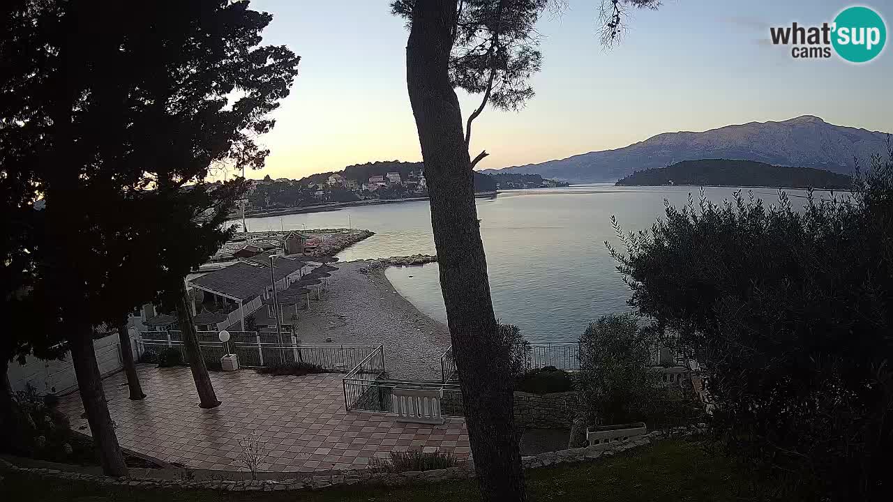 Camera en vivo Lumbarda – Playa Prvi Žal – Korčula