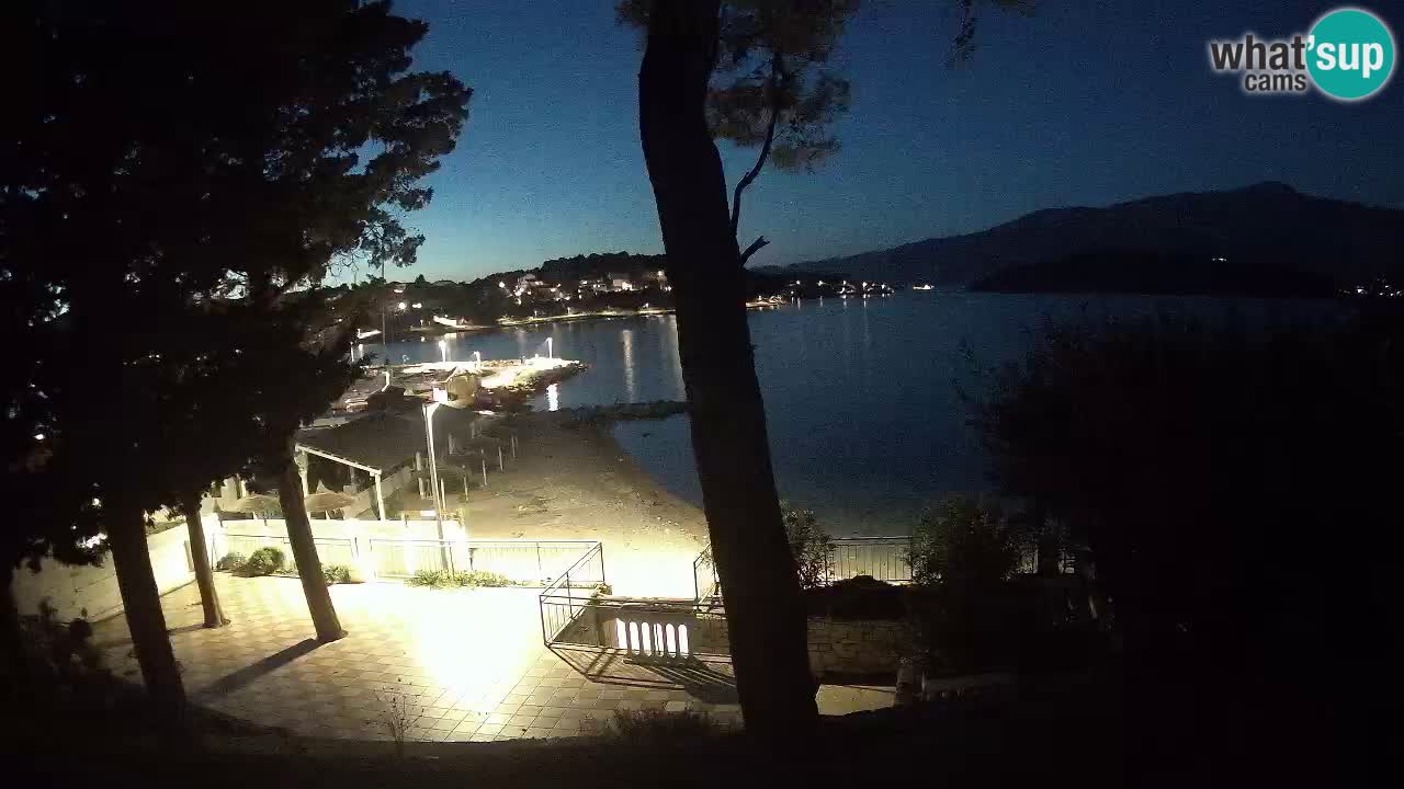 Webcam Lumbarda – Prvi Žal beach – Korčula
