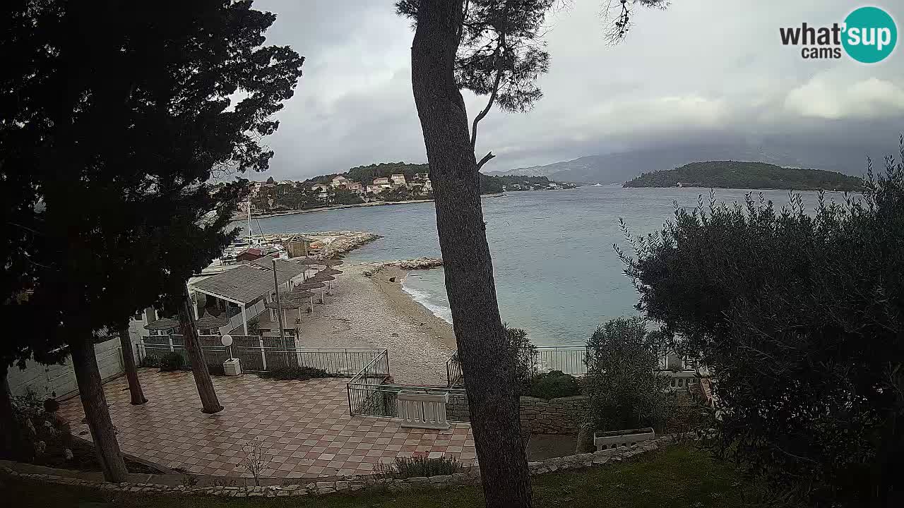 Web kamera Lumbarda – Plaža Prvi Žal – Korčula