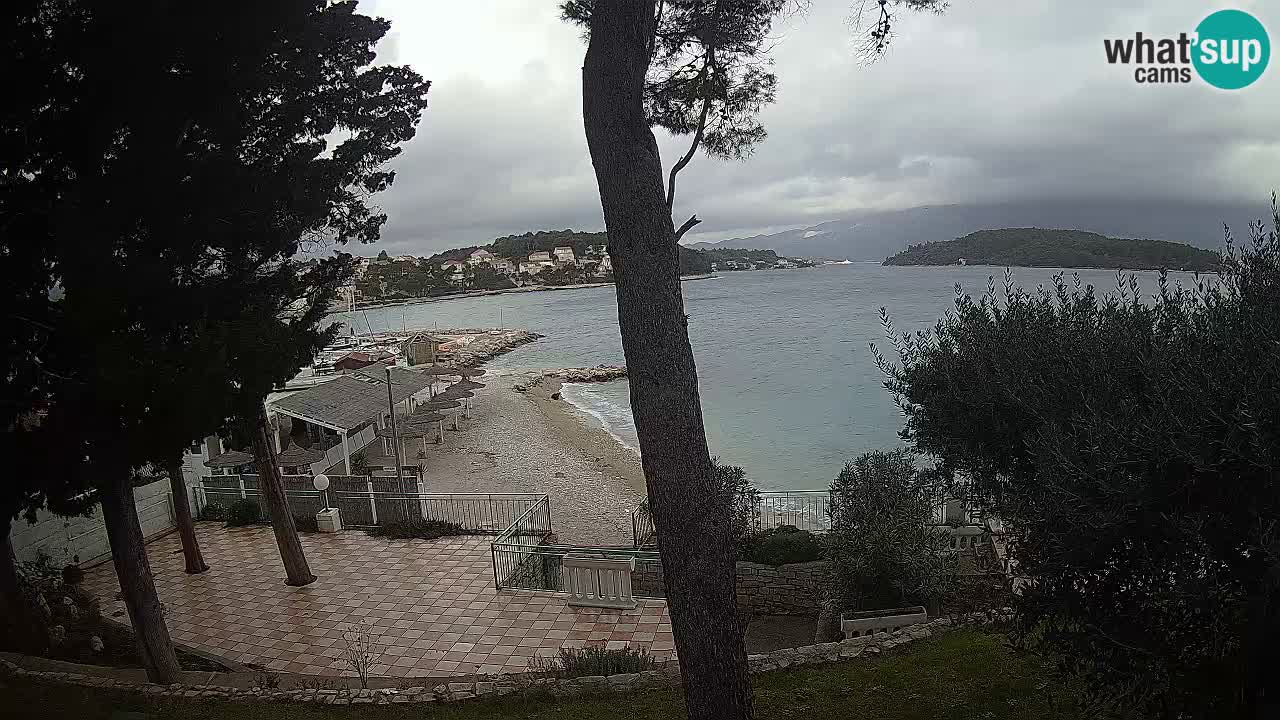 Webcam Lumbarda – Prvi Žal beach – Korčula