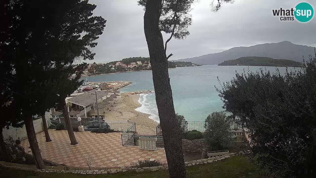 Webcam Lumbarda – Prvi Žal beach – Korčula