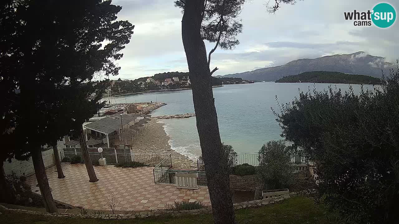 Livecam Lumbarda – Spiaggia Prvi Žal – Korčula