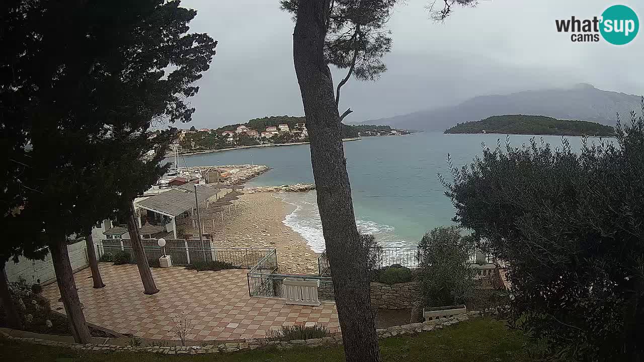 Spletna kamera Lumbarda – Plaža Prvi Žal – Korčula