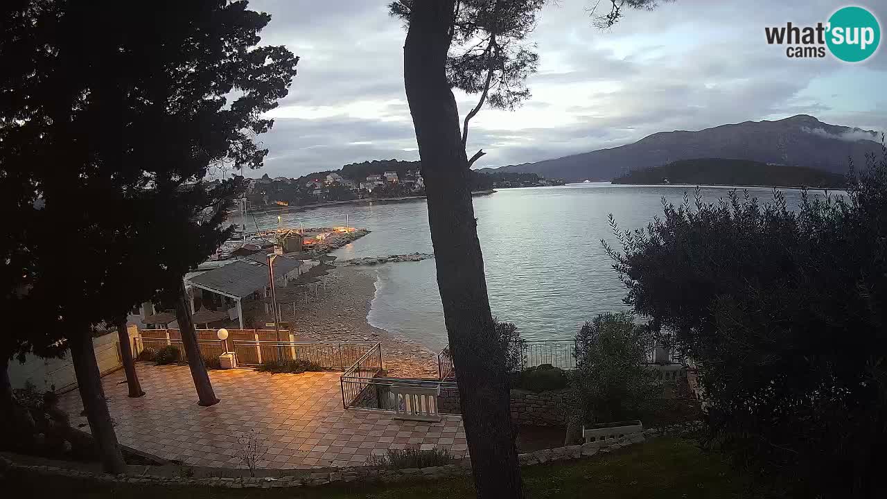 Camera en vivo Lumbarda – Playa Prvi Žal – Korčula