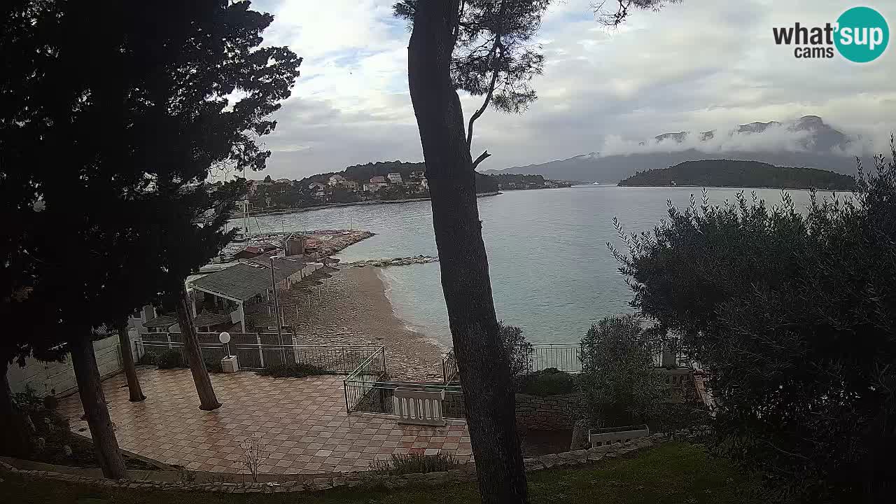 Livecam Lumbarda – Spiaggia Prvi Žal – Korčula