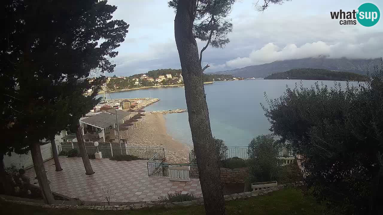 Web kamera Lumbarda – Plaža Prvi Žal – Korčula