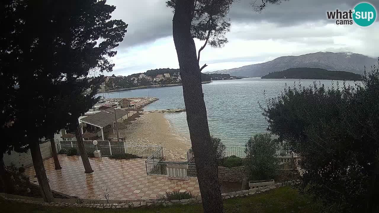 Web kamera Lumbarda – Plaža Prvi Žal – Korčula