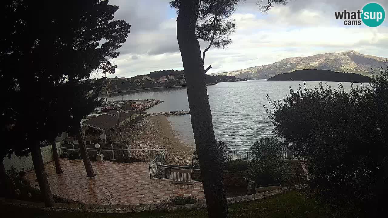 Webcam Lumbarda – Prvi Žal beach – Korčula