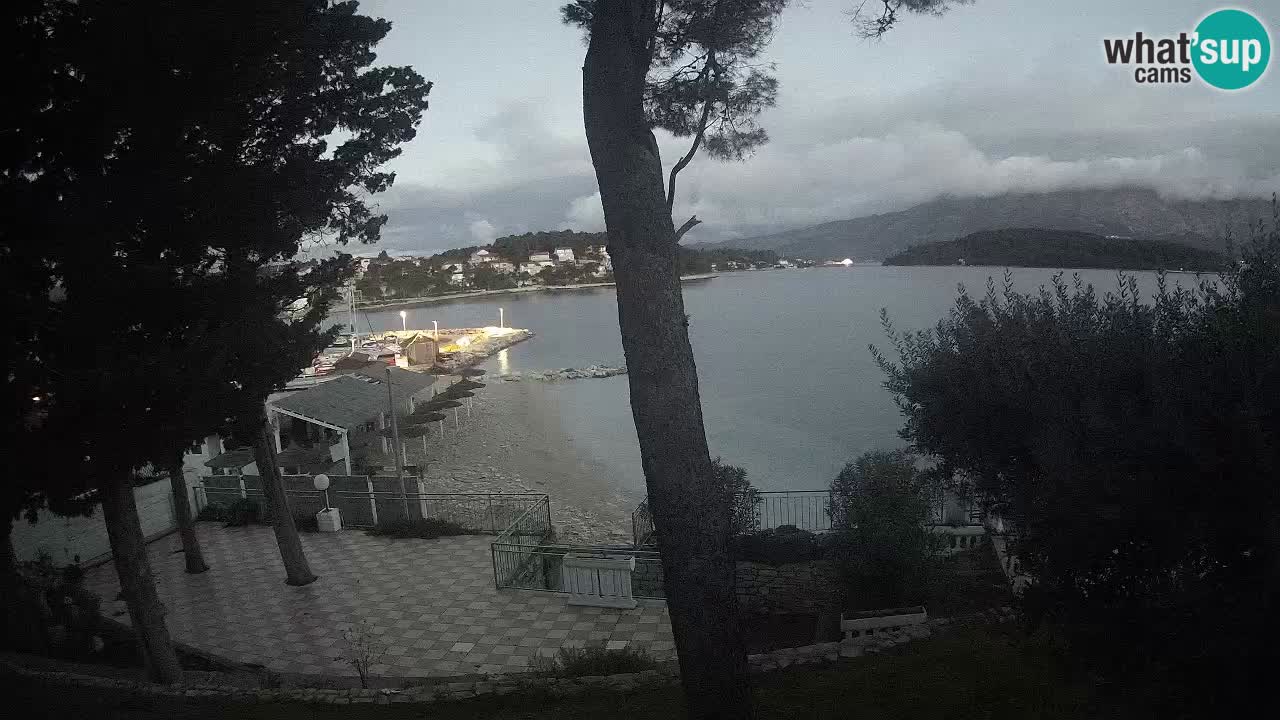 Livecam Lumbarda – Spiaggia Prvi Žal – Korčula
