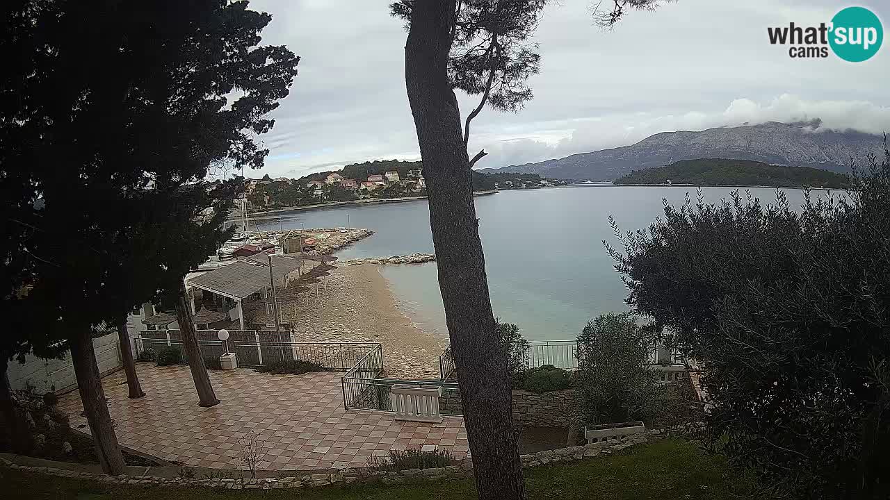 Web kamera Lumbarda – Plaža Prvi Žal – Korčula