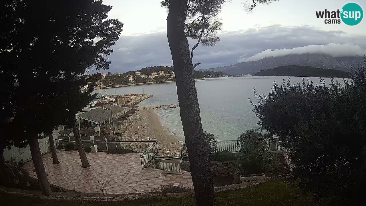 Web kamera Lumbarda – Plaža Prvi Žal – Korčula