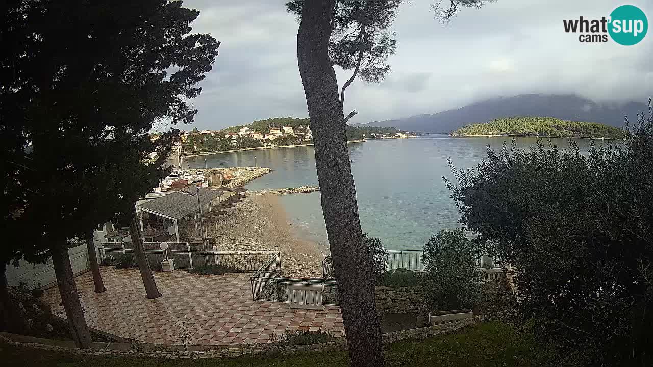 Webcam live Lumbarda – Plage Prvi Žal – Korčula