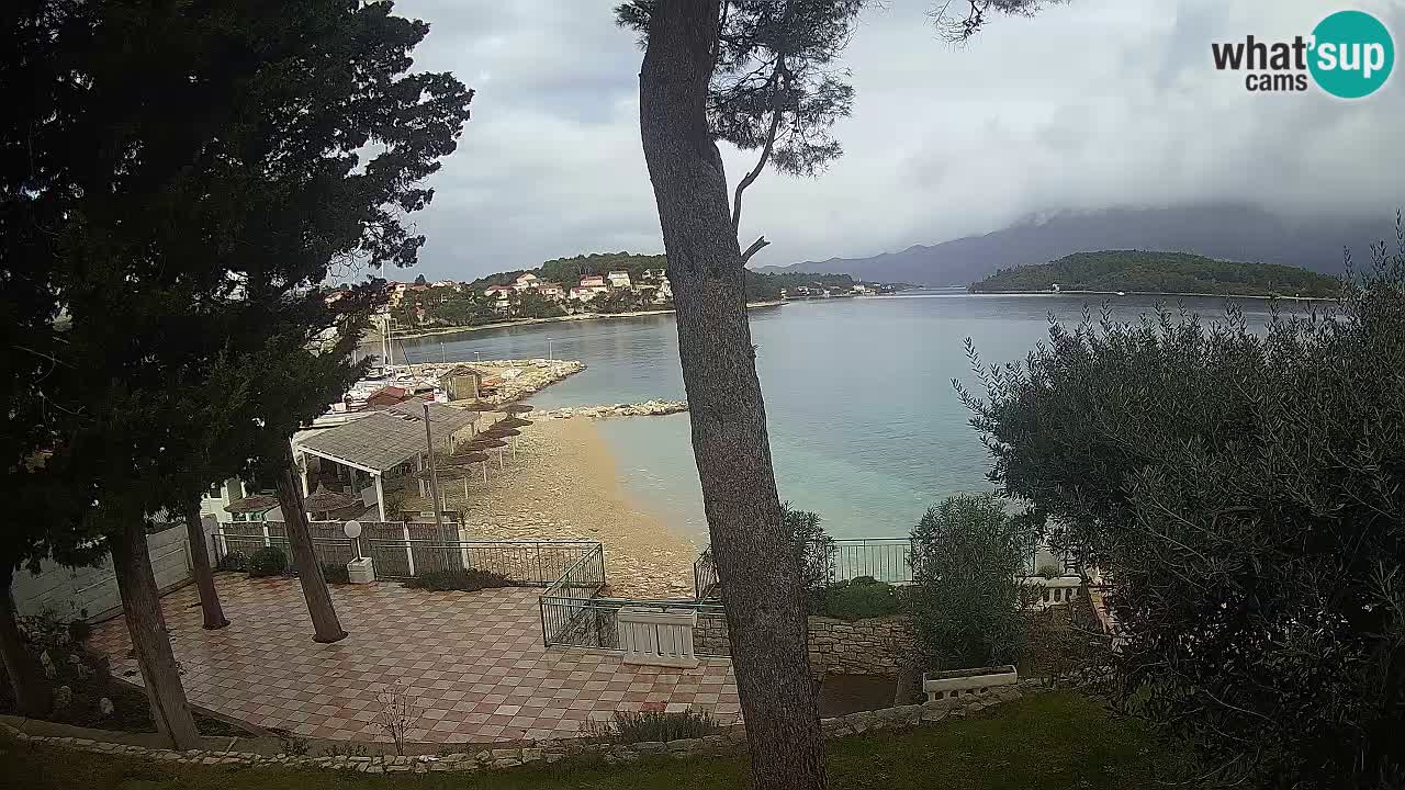 Webcam live Lumbarda – Plage Prvi Žal – Korčula