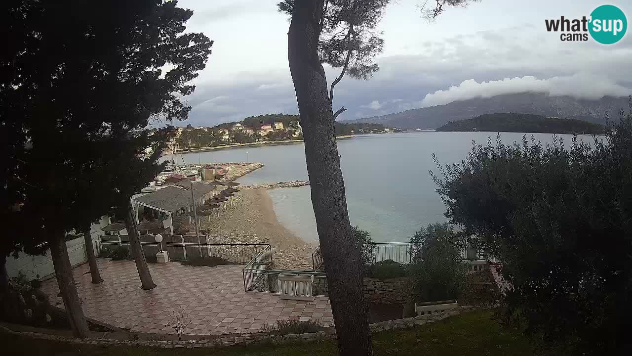 Web kamera Lumbarda – Plaža Prvi Žal – Korčula