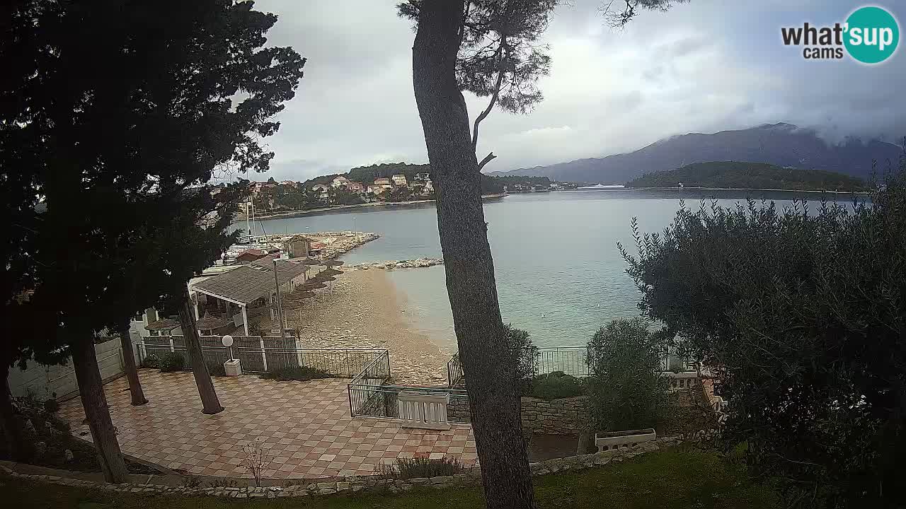 Web kamera Lumbarda – Plaža Prvi Žal – Korčula