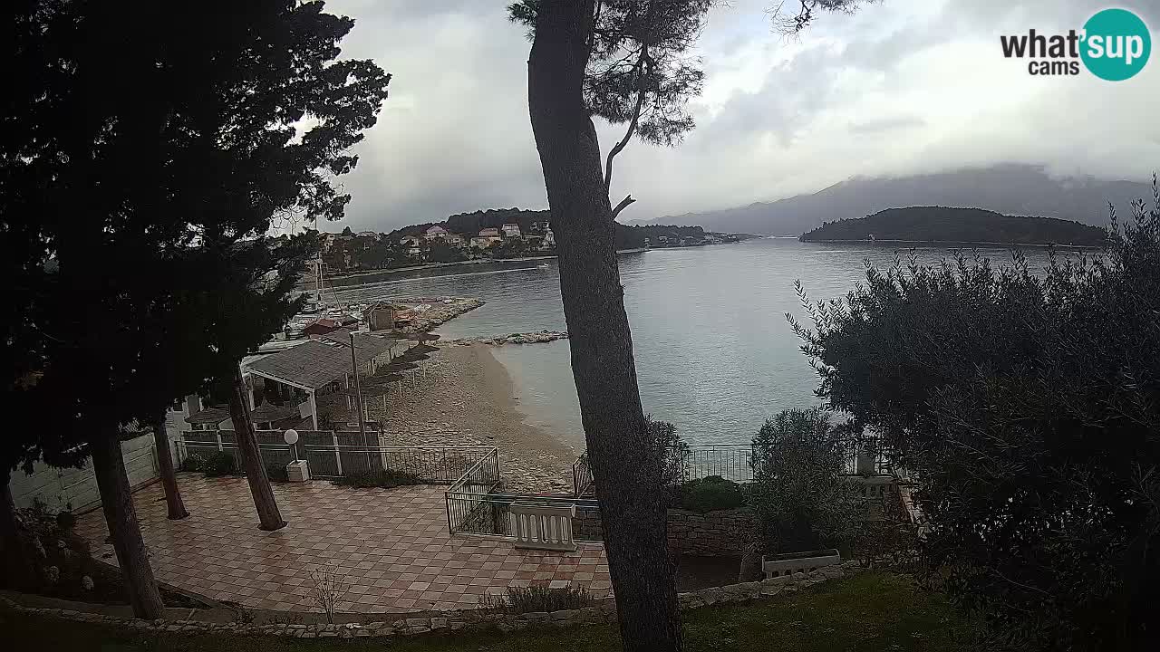 Webcam Lumbarda – Prvi Žal beach – Korčula
