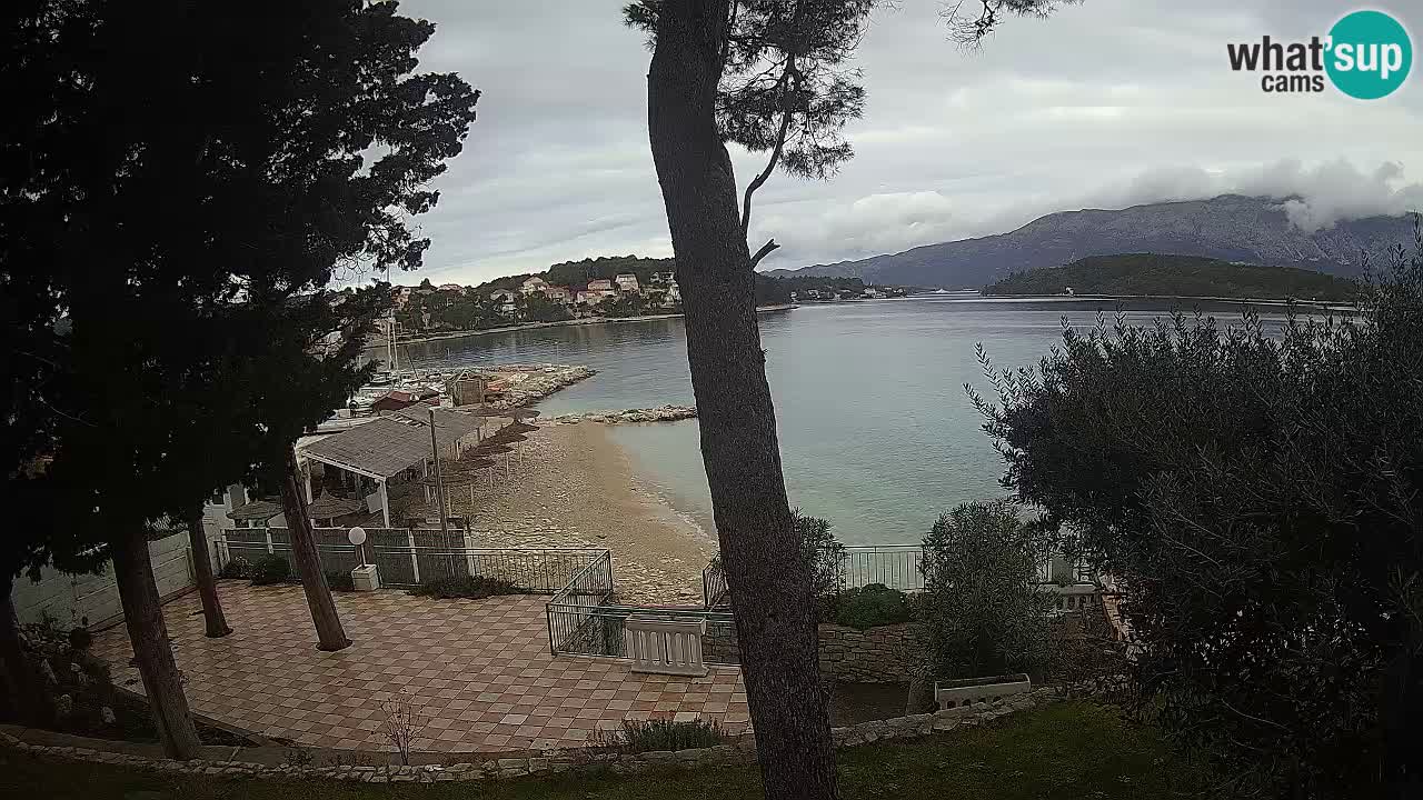 Camera en vivo Lumbarda – Playa Prvi Žal – Korčula