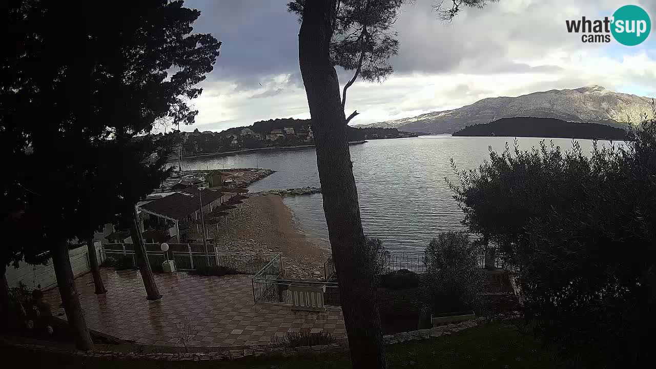 Livecam Lumbarda – Spiaggia Prvi Žal – Korčula