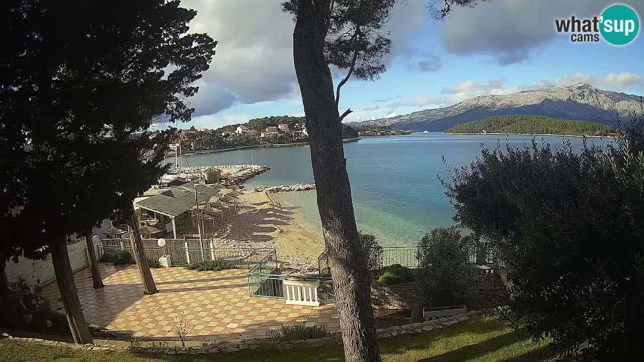 Webcam Lumbarda – Prvi Žal beach – Korčula