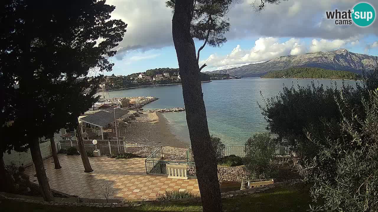 Web kamera Lumbarda – Plaža Prvi Žal – Korčula