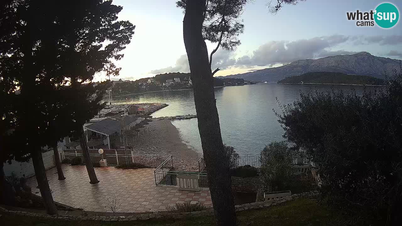 Webcam Lumbarda – Prvi Žal beach – Korčula