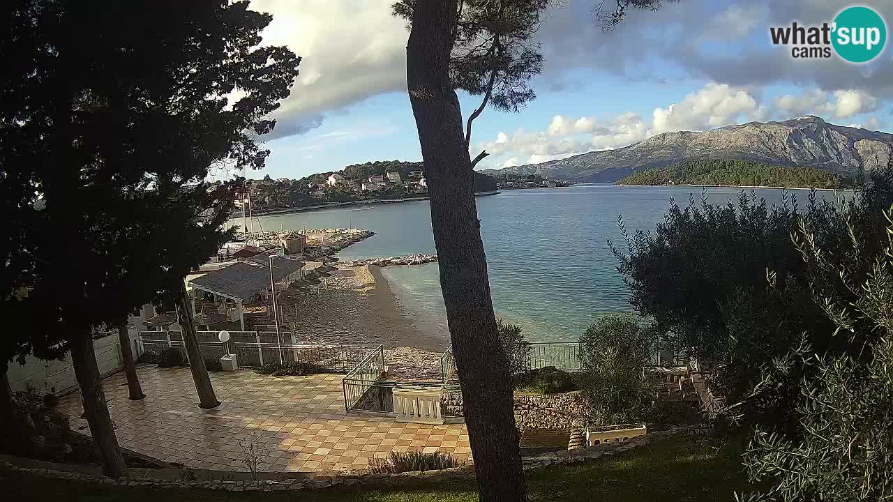 Web kamera Lumbarda – Plaža Prvi Žal – Korčula