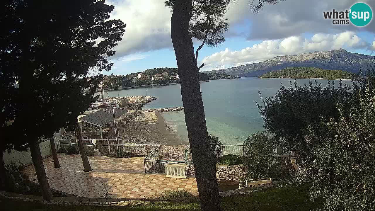 Web kamera Lumbarda – Plaža Prvi Žal – Korčula