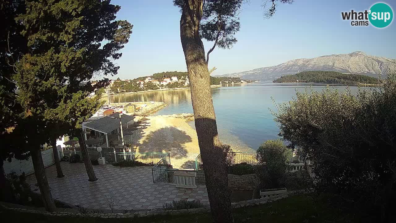 Webcam Lumbarda – Prvi Žal beach – Korčula