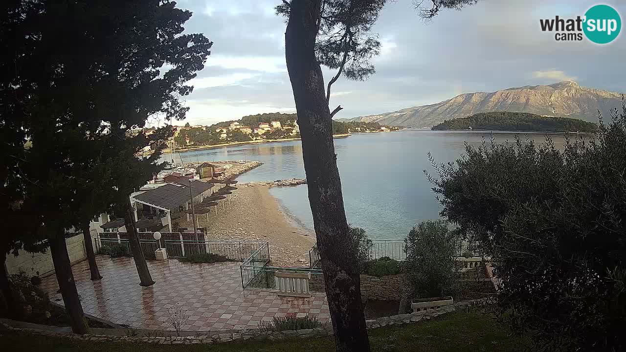 Camera en vivo Lumbarda – Playa Prvi Žal – Korčula