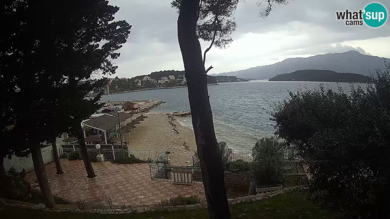 Webcam live Lumbarda – Plage Prvi Žal – Korčula