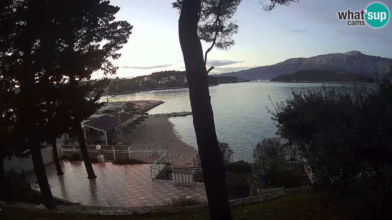 Webcam Lumbarda – Prvi Žal beach – Korčula