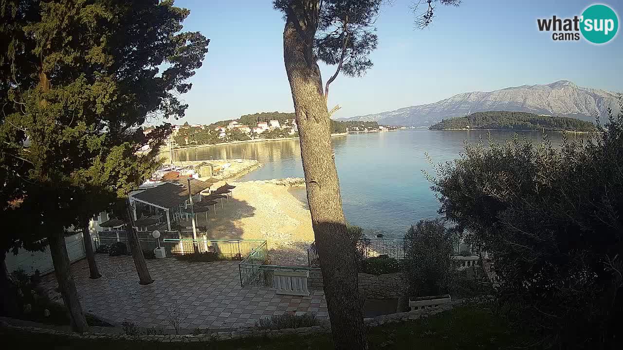 Webcam Lumbarda – Prvi Žal beach – Korčula