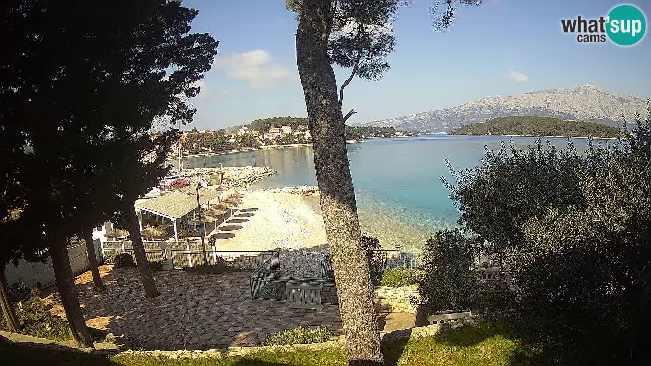Web kamera Lumbarda – Plaža Prvi Žal – Korčula