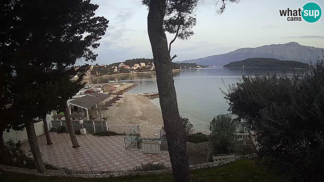 Camera en vivo Lumbarda – Playa Prvi Žal – Korčula