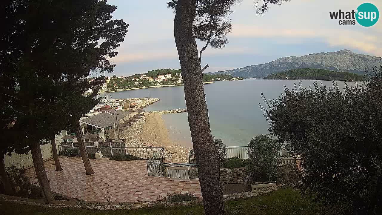 Livecam Lumbarda – Spiaggia Prvi Žal – Korčula