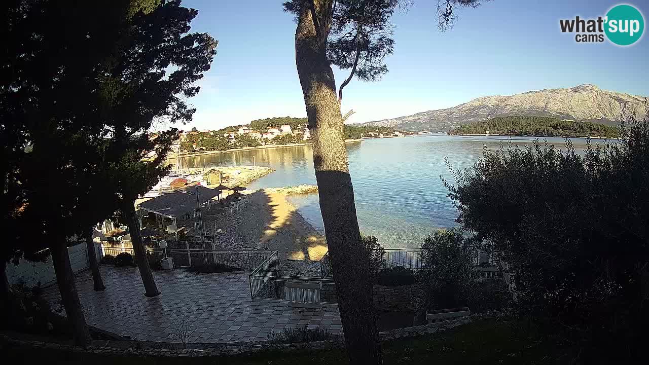 Webcam Lumbarda – Prvi Žal beach – Korčula