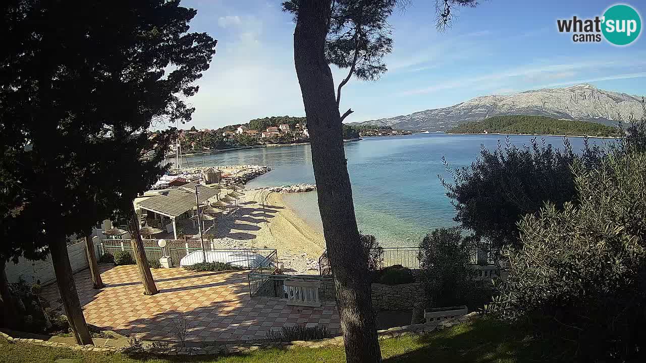 Web kamera Lumbarda – Plaža Prvi Žal – Korčula