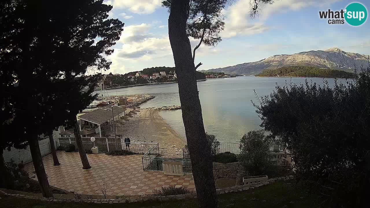 Camera en vivo Lumbarda – Playa Prvi Žal – Korčula